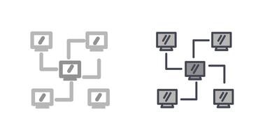 Netzwerk-Icon-Design vektor