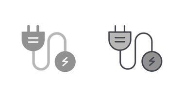 elektrisk nuvarande ikon design vektor