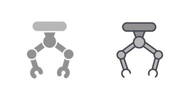 industriell Roboter ii Symbol Design vektor