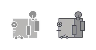 elektrisch Schaltkreis Symbol Design vektor