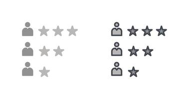 Rating-Icon-Design vektor