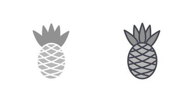 Ananas-Icon-Design vektor