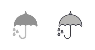 Regenschirm-Icon-Design vektor