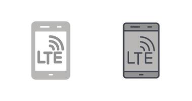 lte Symbol Design vektor