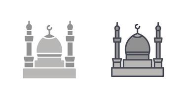 Moschee-Icon-Design vektor