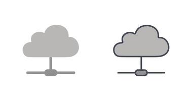 Cloud-Icon-Design vektor