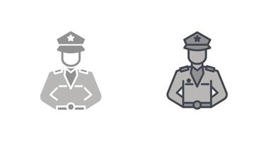 Polizei Mann Symbol Design vektor
