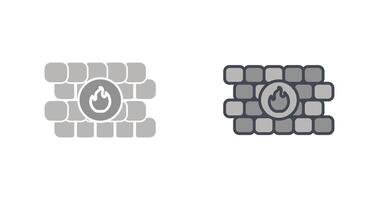 Firewall-Icon-Design vektor