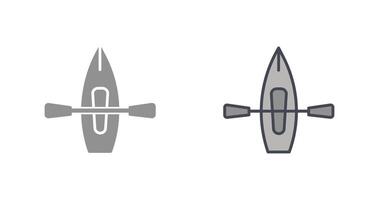 Kajak-Icon-Design vektor