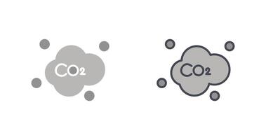 kol dioxid ikon design vektor