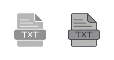 TXT Symbol Design vektor