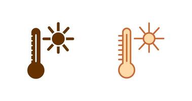 Temperatur-Icon-Design vektor