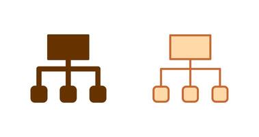 Flussdiagramm-Icon-Design vektor