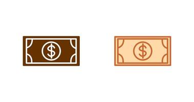 Dollar Rechnung Symbol Design vektor