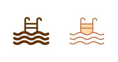 Schwimmbad Symbol Design vektor