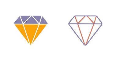 Diamant-Icon-Design vektor