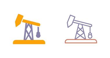 pumpjack ikon design vektor