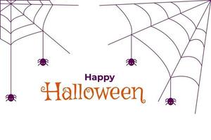 halloween text banner formgivningsmall vektor