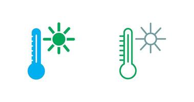 Temperatur-Icon-Design vektor