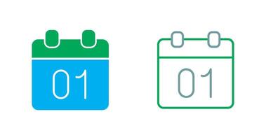 Kalender Icon Design vektor