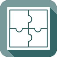 Puzzle-Icon-Design vektor