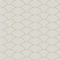 nahtloses Muster im japanischen Stil weiche braune und weiße Kreise verziert für Ihr Design vektor