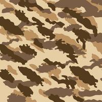 ökenbrun kamouflage abstrakta ränder sömlösa mönster militär vektorillustration vektor