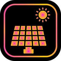 Solarpanel-Icon-Design vektor