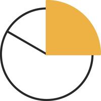 Kuchen Grafik gehäutet gefüllt Symbol vektor