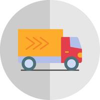 Lieferung LKW eben Rahmen Symbol vektor