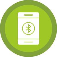 Bluetooth Glyphe multi Kreis Symbol vektor