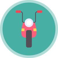 Motorrad eben multi Kreis Symbol vektor