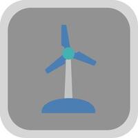 Turbine eben runden Ecke Symbol vektor