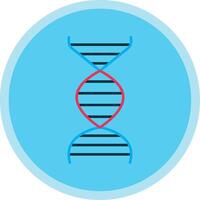 DNA eben multi Kreis Symbol vektor