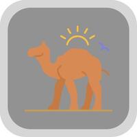 Kamel eben runden Ecke Symbol vektor