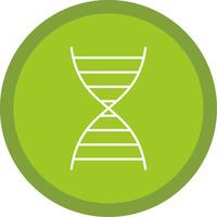 DNA Linie multi Kreis Symbol vektor