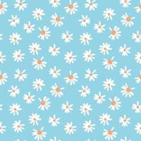 daisy blomma mönster illusion blommig bakgrund vektor