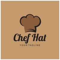 kock logotyp kock hatt matlagning och catering logotyp Vektor design