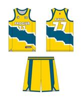 basketboll jersey mall design, basketboll enhetlig attrapp design, sublimering sporter kläder design, jersey basketboll idéer. design. vektor