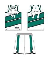 basketboll jersey mall design, basketboll enhetlig attrapp design, sublimering sporter kläder design, jersey basketboll idéer. design. vektor