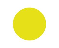 cirkel form symbol gul grafisk design element illustration vektor