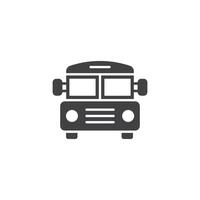 Bus Symbol im eben Stil. Autobus Illustration auf isoliert Hintergrund. Transport Zeichen Geschäft Konzept. vektor