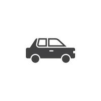 Auto Symbol im eben Stil. Automobil Illustration auf isoliert Hintergrund. Transport Zeichen Geschäft Konzept. vektor