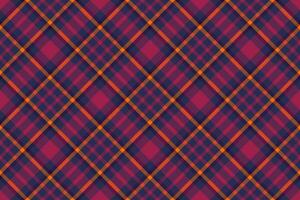 Textil- Plaid Muster von nahtlos prüfen Textur mit ein Tartan Stoff Hintergrund. vektor