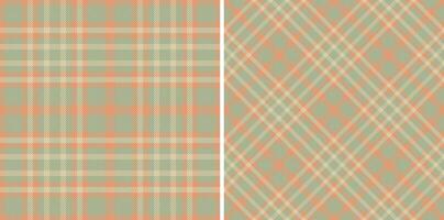 Textil- Textur Muster von Hintergrund nahtlos Stoff mit ein prüfen Plaid Tartan . vektor