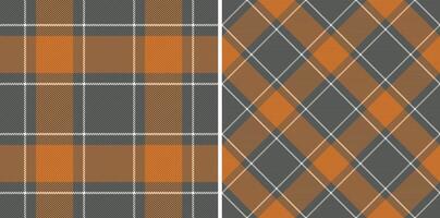 tartan sömlös textil- av kolla upp textur med en pläd tyg mönster bakgrund. vektor