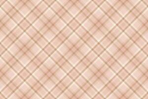 Plaid Tartan von Textil- Textur prüfen mit ein nahtlos Stoff Hintergrund Muster. vektor