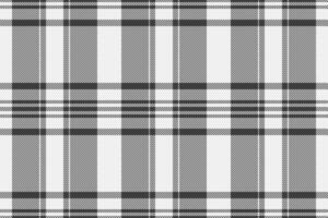 Plaid Hintergrund Muster von Tartan Textil- mit ein Stoff Textur nahtlos überprüfen. vektor