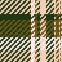 Textil- Tartan Stoff von Plaid Textur mit ein nahtlos Hintergrund Muster überprüfen. vektor