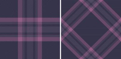 Hintergrund Muster Plaid von Textil- Stoff nahtlos mit ein Tartan Textur überprüfen. vektor